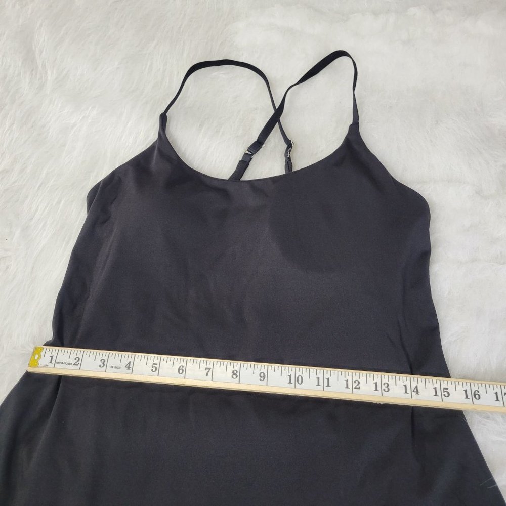 Iuga Black Lined Athletic Racerback Tennis Dress w/ Shorts & Bra Small - Picture 8 of 13
